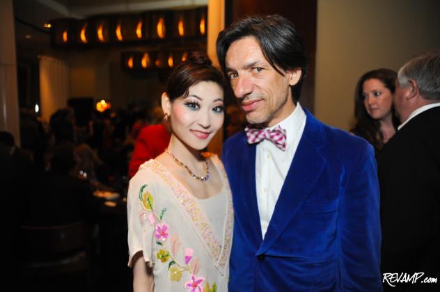 'Alice (in wonderland)' lead Maki Onuki with The Washington Ballet Artistic Director Septime Webre.